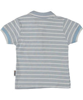 Tricou Polo, Vestiges, bumbac, baieti, gri cu alb